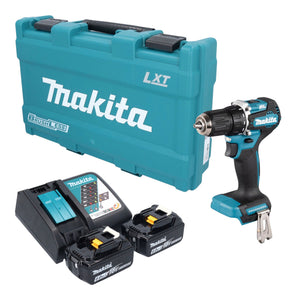 Makita DDF 487 RGK Akku Bohrschrauber 18 V 40 Nm Brushless + 2x Akku 6,0 Ah + Ladegerät + Koffer