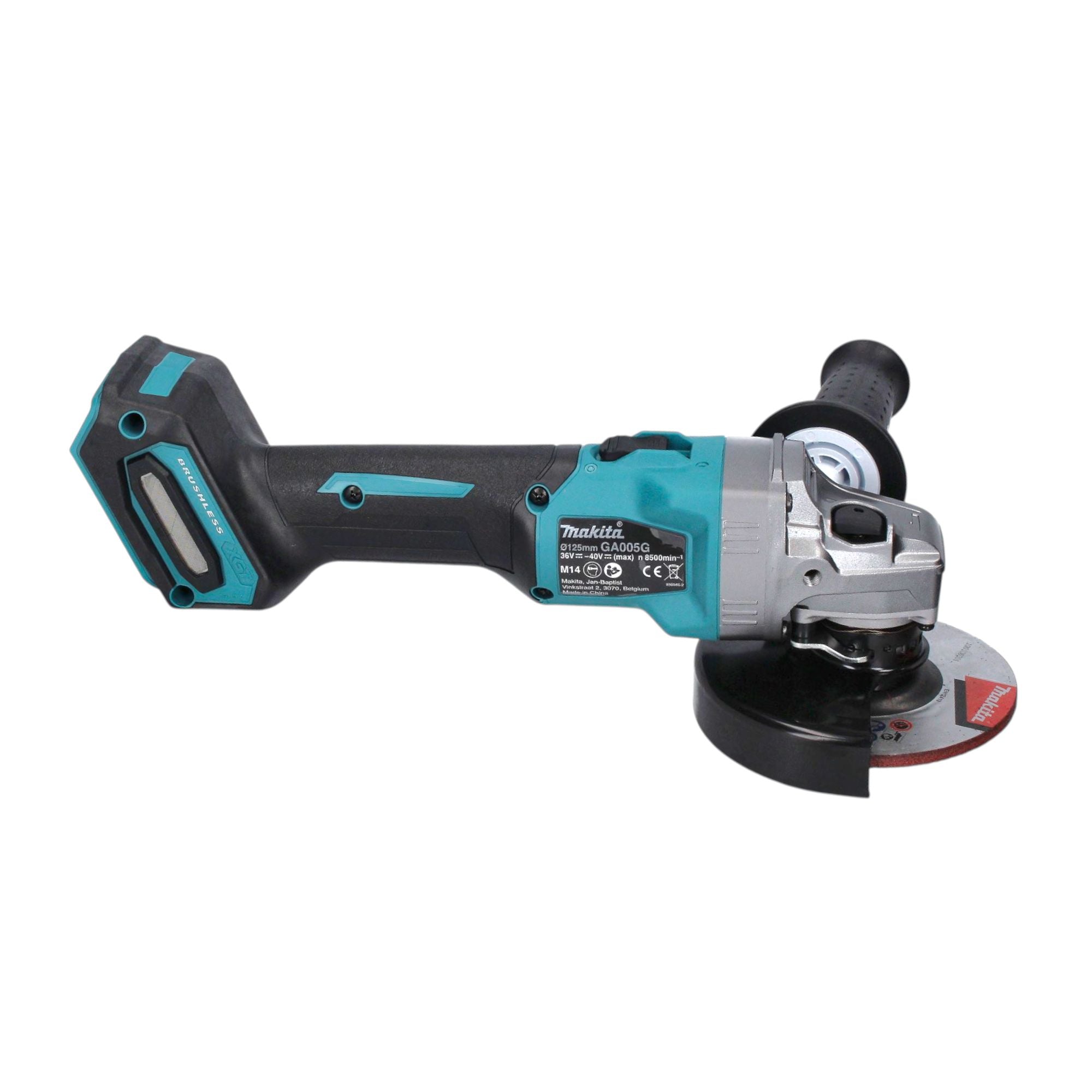 Makita GA 005 GU1 Akku Winkelschleifer 40 V max 125 mm Brushless XGT 1x Akku 4 0 Ah ohne Ladegeraet 4 - toolbrothers
