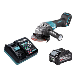 Makita GA 016 GU101 Akku Winkelschleifer 40 V max. 125 mm Brushless + 1x Akku 4,0 Ah + Ladegerät