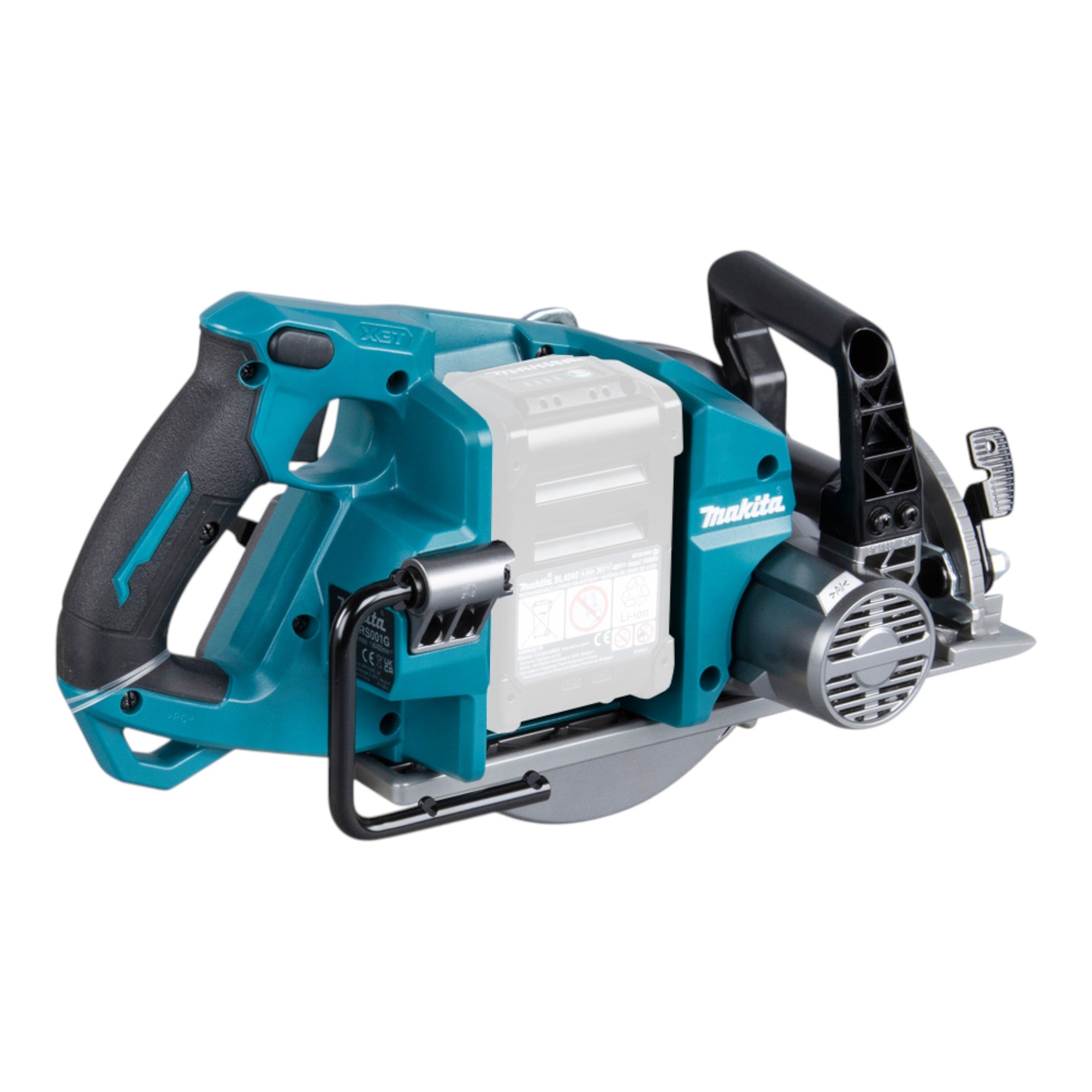 Makita RS 001 GU201 Akku Handkreissaege 40 V max 185 mm Brushless 2x Akku 4 0 Ah Ladegeraet 2 - toolbrothers