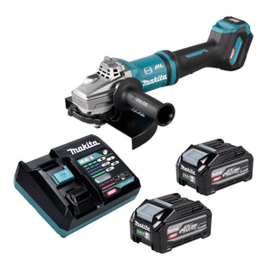 Makita GA 038 GU201 Akku Winkelschleifer 40 V max. 230 mm Brushless + 2x Akku 4,0 Ah + Ladegerät