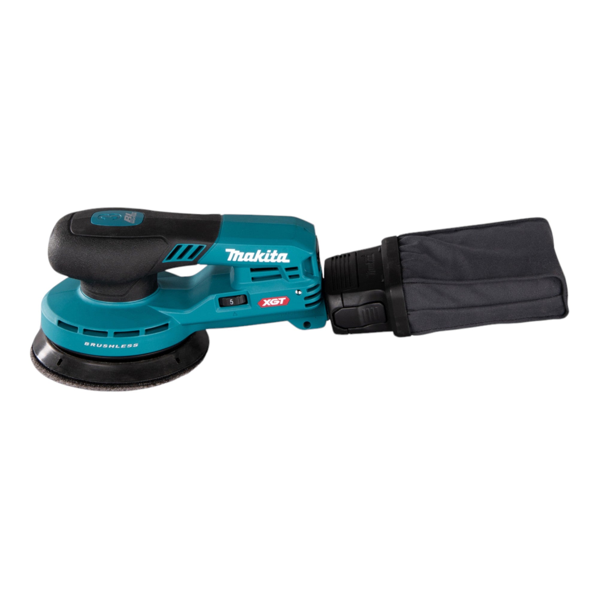 Makita BO 003 CGU101 Akku Exzenterschleifer 40 V max 125 mm 3 0 mm Hub Brushless 1x Akku 4 0 Ah Makpac ohne Ladegeraet 1 - toolbrothers