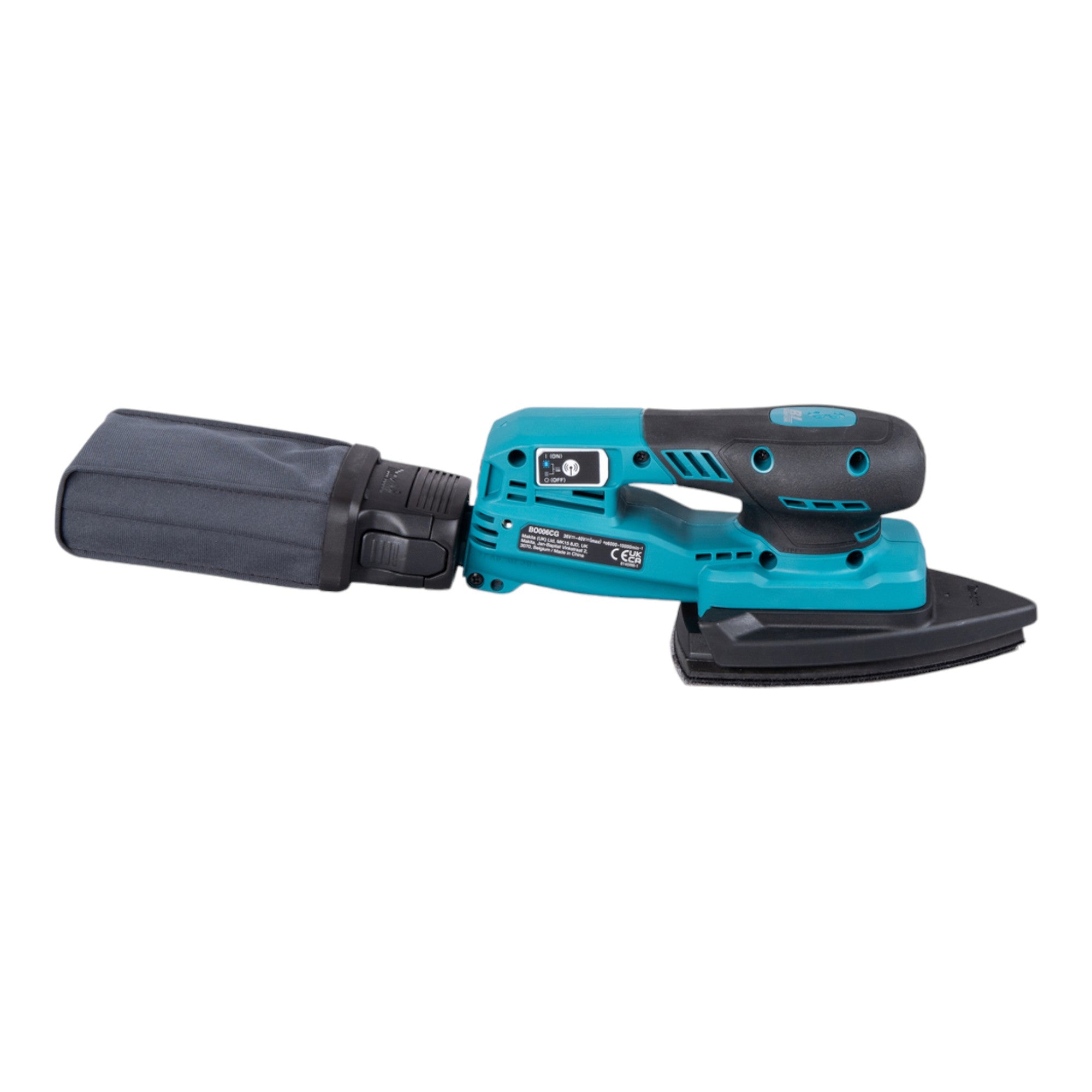 Makita BO 006 CGU1 Akku Deltaschleifer 40 V max 100 x 150 mm 3 0 mm Hub Brushless 1x Akku 4 0 Ah ohne Ladegeraet 4 - toolbrothers