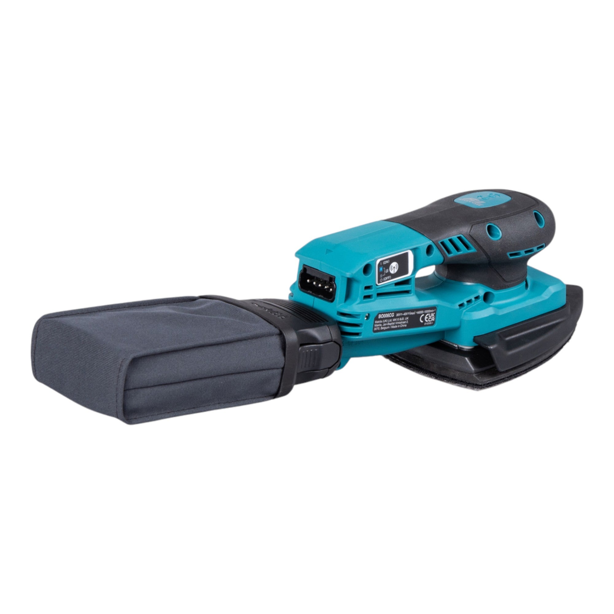 Makita BO 006 CGU201 Akku Deltaschleifer 40 V max 100 x 150 mm 3 0 mm Hub Brushless 2x Akku 4 0 Ah Ladegeraet 2 - toolbrothers