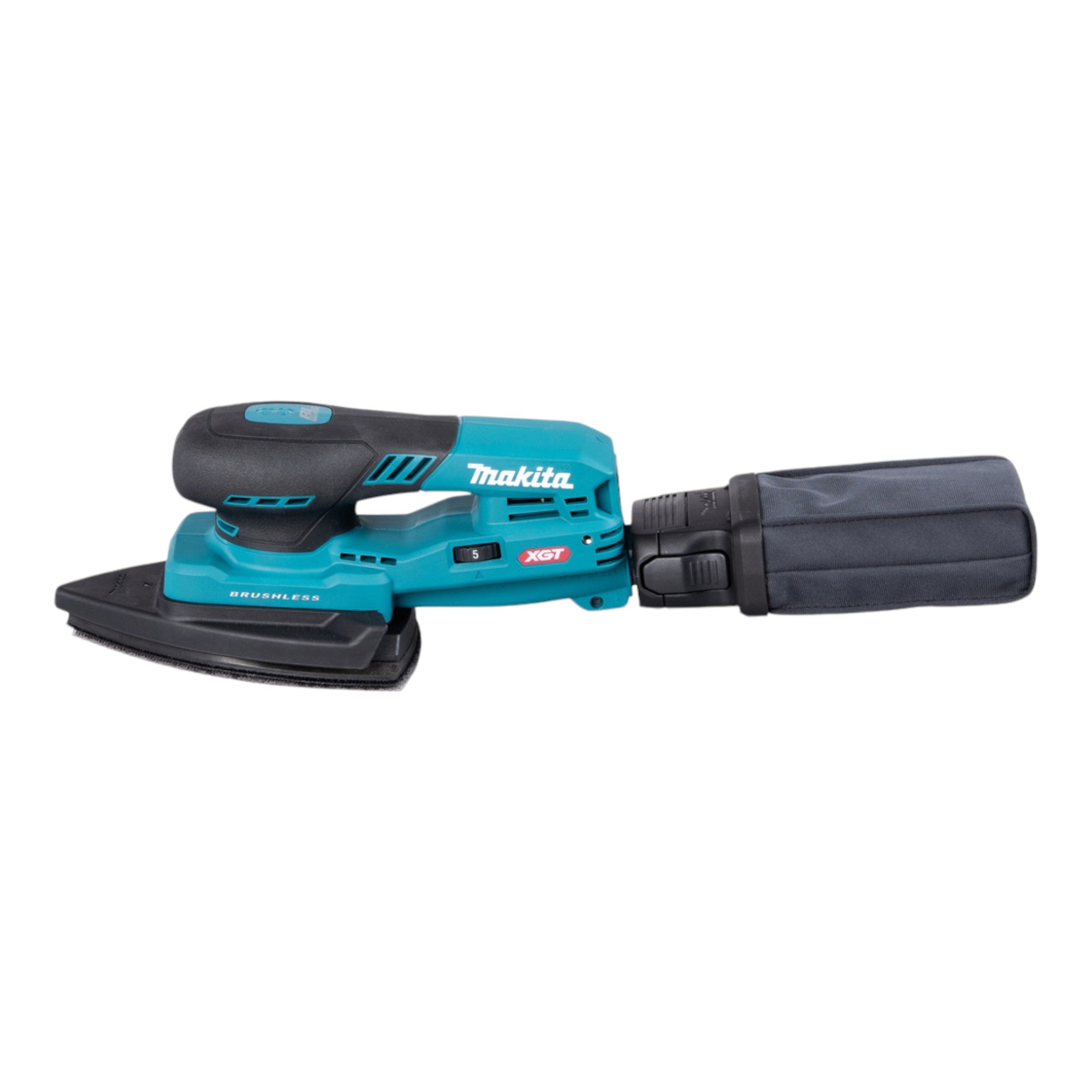 Makita BO 006 CGU101 Akku Deltaschleifer 40 V max 100 x 150 mm 3 0 mm Hub Brushless 1x Akku 4 0 Ah Ladegeraet Makpac 1 - toolbrothers