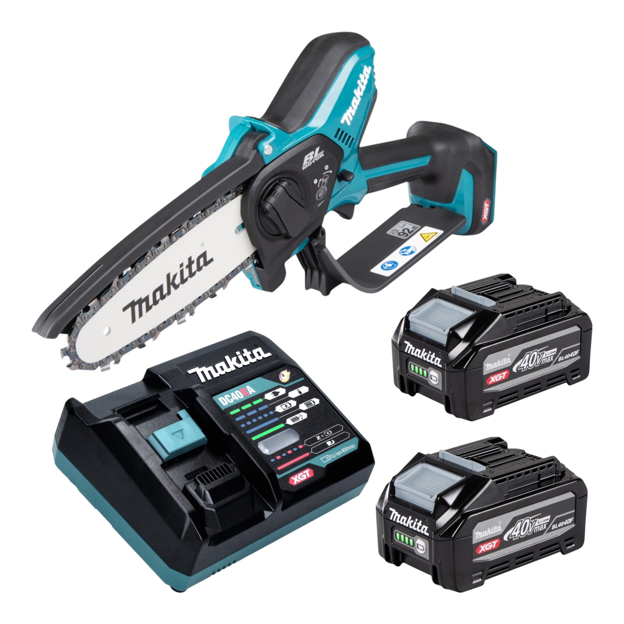 Makita UC 029 GU201 Akku Astsaege 40 V max 15 cm Brushless 2x Akku 4 0 Ah Ladegeraet 0 - toolbrothers