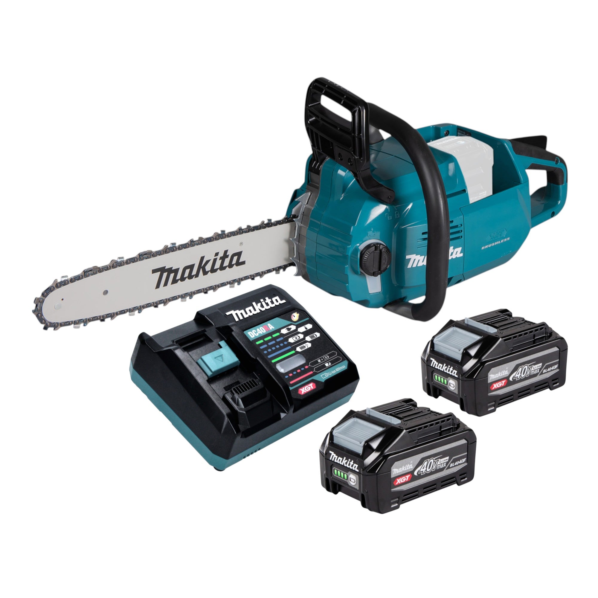 Makita UC 011 GU201 Akku Kettensaege 40 V max 35 cm Brushless 2x Akku 4 0 Ah Ladegeraet 0 - toolbrothers