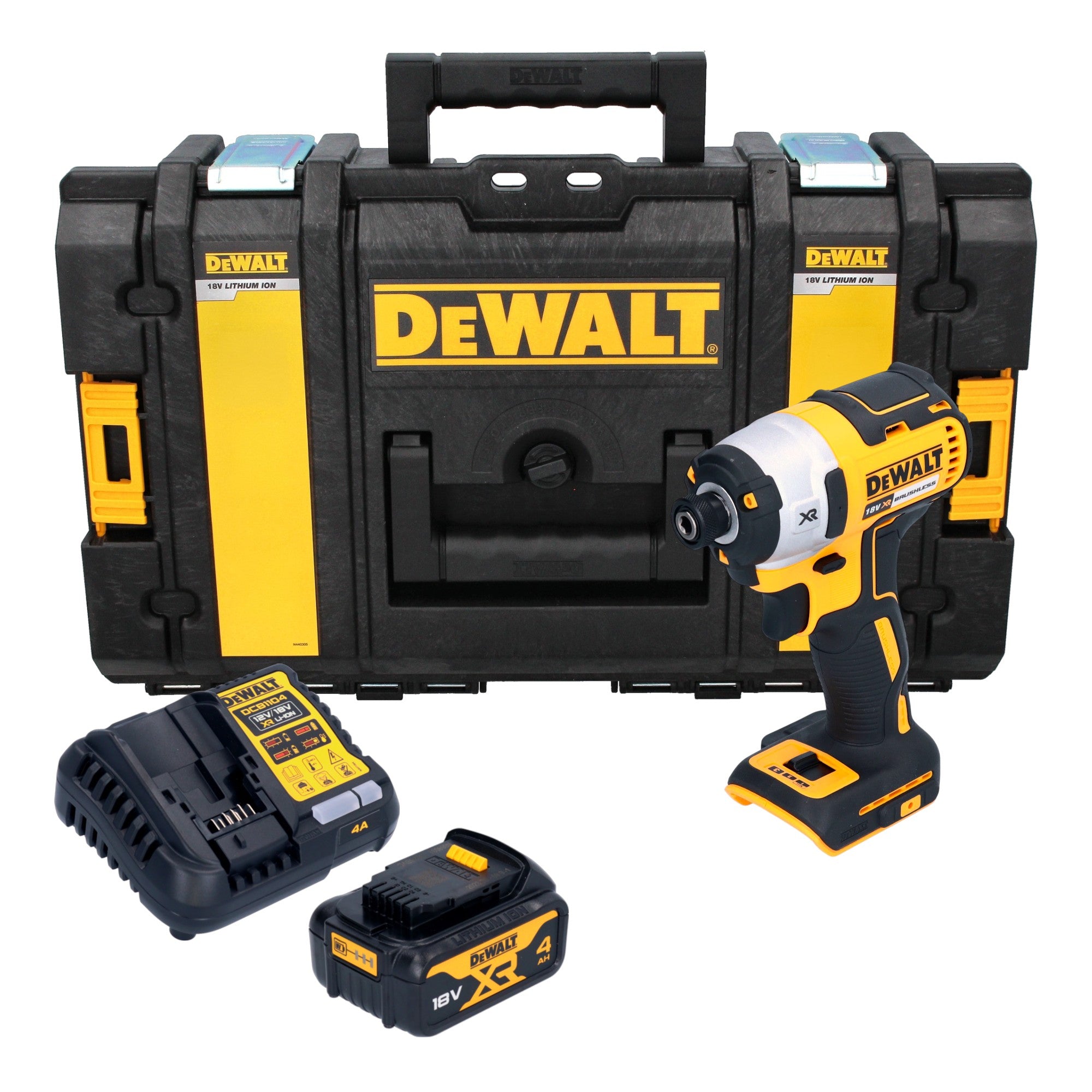 DeWalt DCF 887 M1 Akku Schlagschrauber 18 V 205 Nm 1 4 Brushless 1x Akku 4 0 Ah Ladegeraet Tough Box 0 - toolbrothers