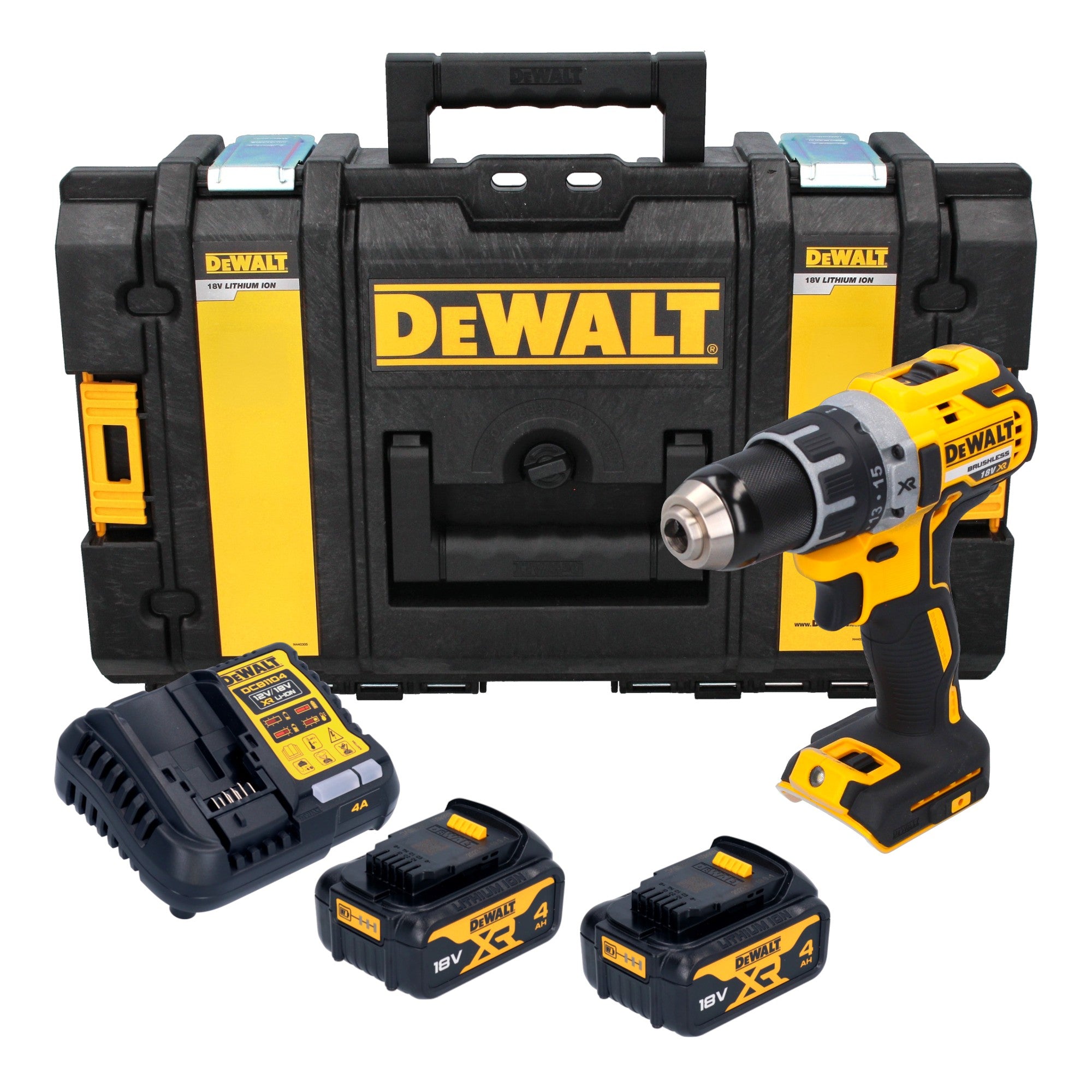 DeWalt DCD 791 M2 Akku Bohrschrauber 18 V 70 Nm Brushless 2x Akku 4 0 Ah Ladegeraet Tough Box 0 - toolbrothers