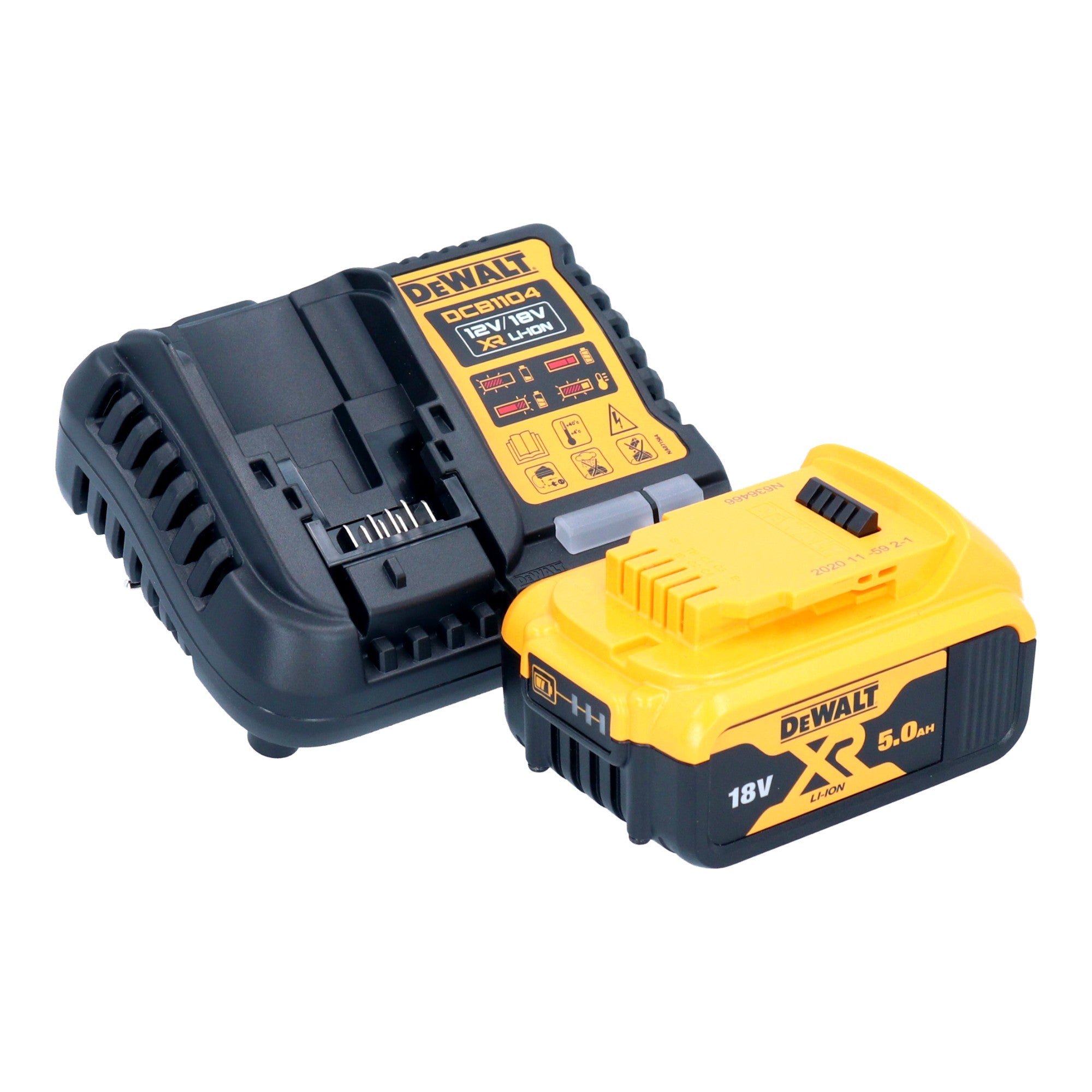 DeWalt DCF 850 P1 Akku Schlagschrauber 18 V 205 Nm 1 4 Brushless 1x Akku 5 0 Ah Ladegeraet Tough Box 4 - toolbrothers