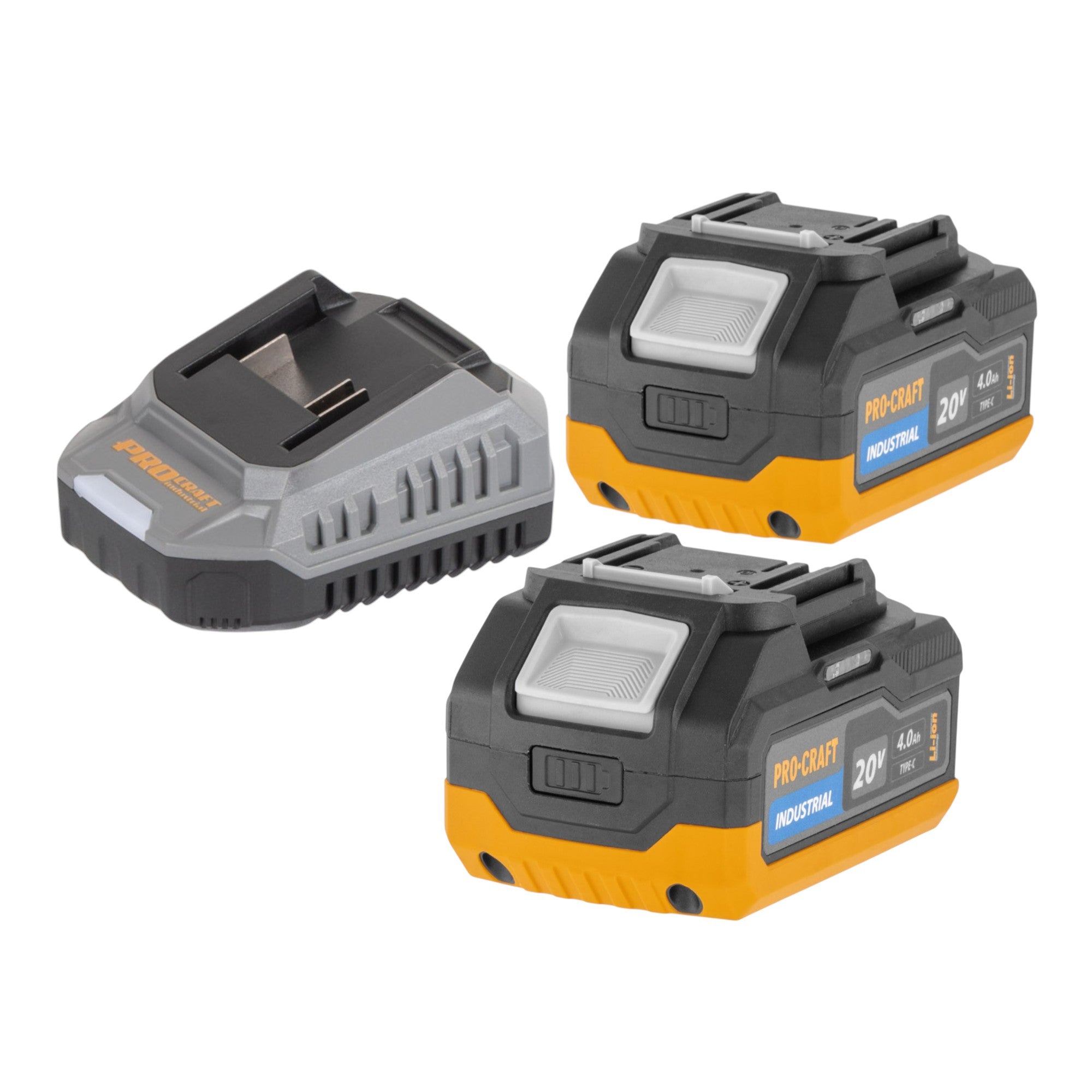 Procraft Industrial CD20Abb Akku Schlagbohrschrauber 20 V 85 Nm 2x Akku 4 0 Ah Ladegeraet 3 - toolbrothers