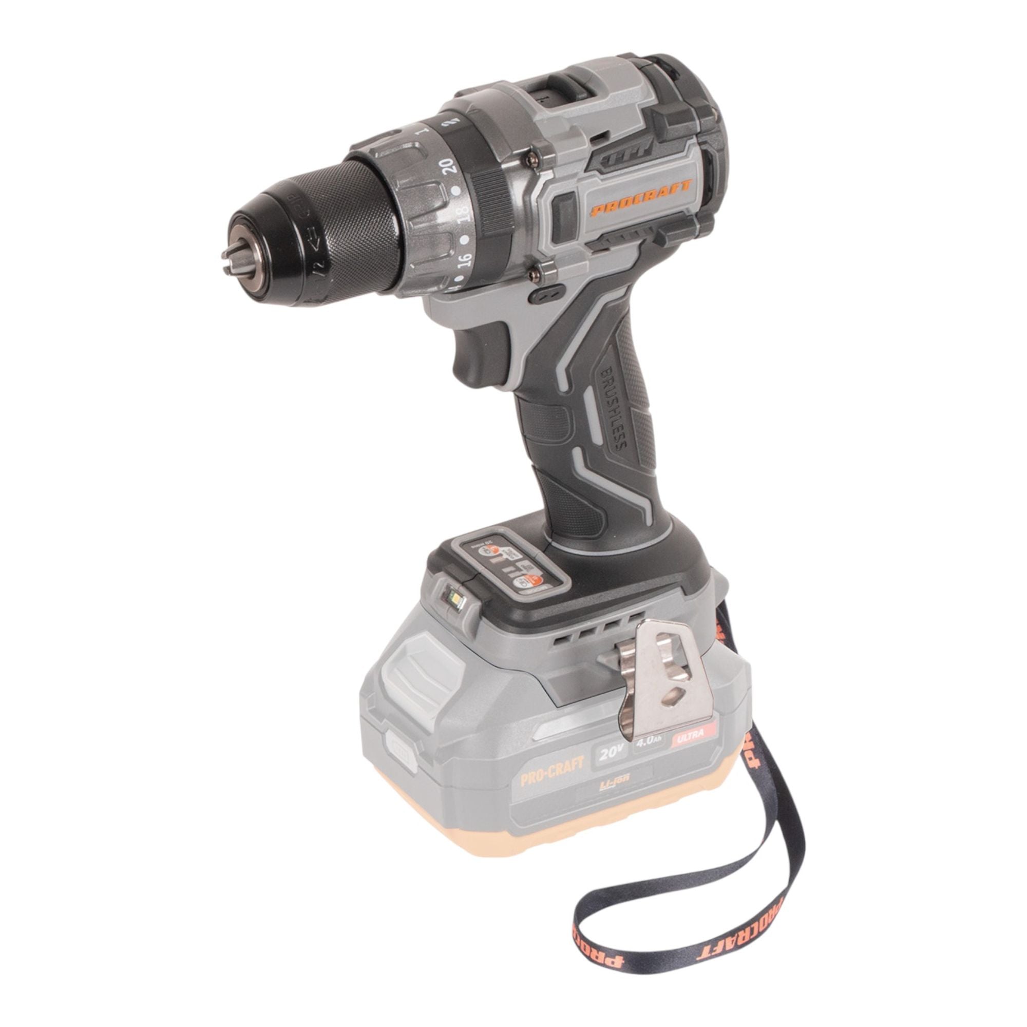 Procraft Industrial CD20Abb Akku Schlagbohrschrauber 20 V 85 Nm 1x Akku 4 0 Ah Ladegeraet RHINO Toolcase 1 - toolbrothers