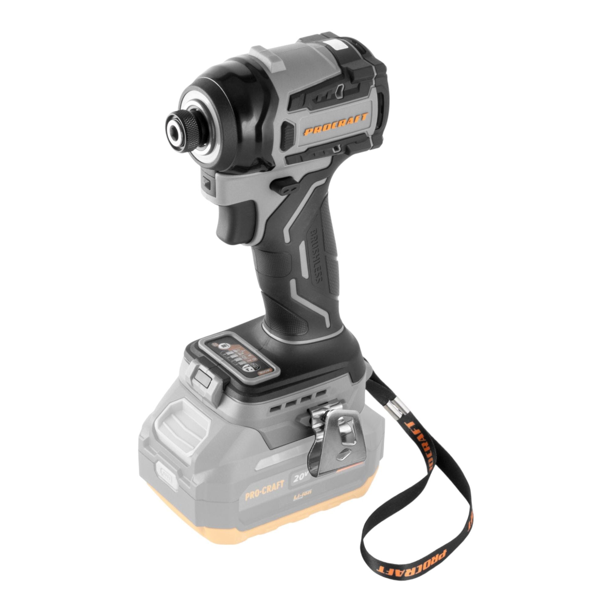 Procraft Industrial ID20Abb Akku Schlagschrauber 20 V 180 Nm 1 4 1x Akku 4 0 Ah Ladegeraet RHINO Toolcase 1 - toolbrothers