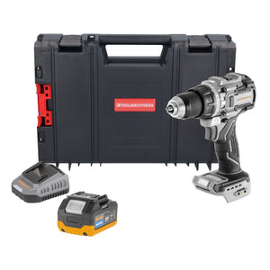 ProCraft Industrial CD20C-BB Akku Schlagbohrschrauber 20 V 120 Nm Brushless + 1x Akku 4,0 Ah + Ladegerät + RHINO Toolcase