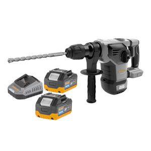 Procraft Industrial HD20B-BB-C Akku Kombihammer 20 V 5 J SDS plus Brushless + 2x Akku 4,0 Ah + Ladegerät + Koffer