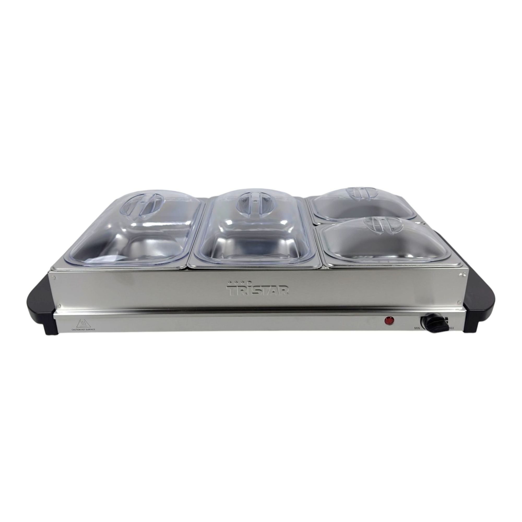 Tristar BP 6285 Buffet Servierer 300 Watt 52 5 x 34 cm 6 8 l Heizplatte mit 4 Warmhalteschalen 1 - toolbrothers