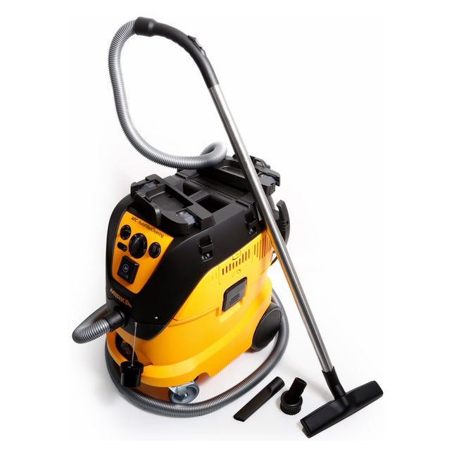 Mirka Industrie Staubsauger 1242 M Nass- und Trockensauger Auto Clean Staubklasse M 42l 1200W + 6-tlg. Reinigungsset - Toolbrothers