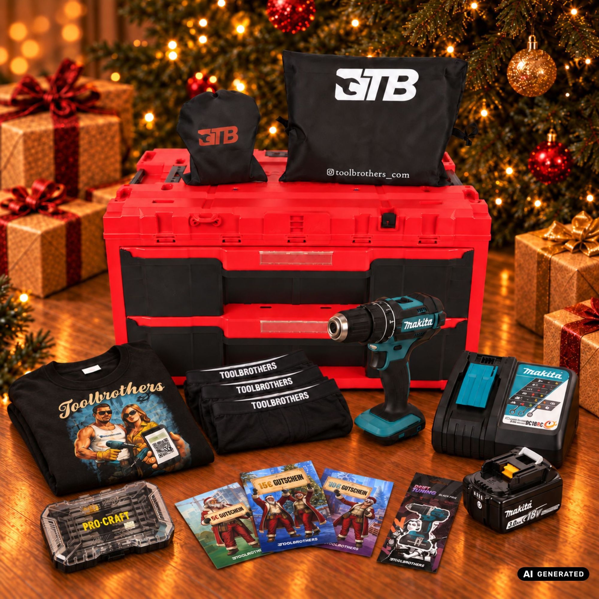 Toolbrothers Powertools Kalender 2026 Makita DHP482Z Edition Gr XL 0 - toolbrothers