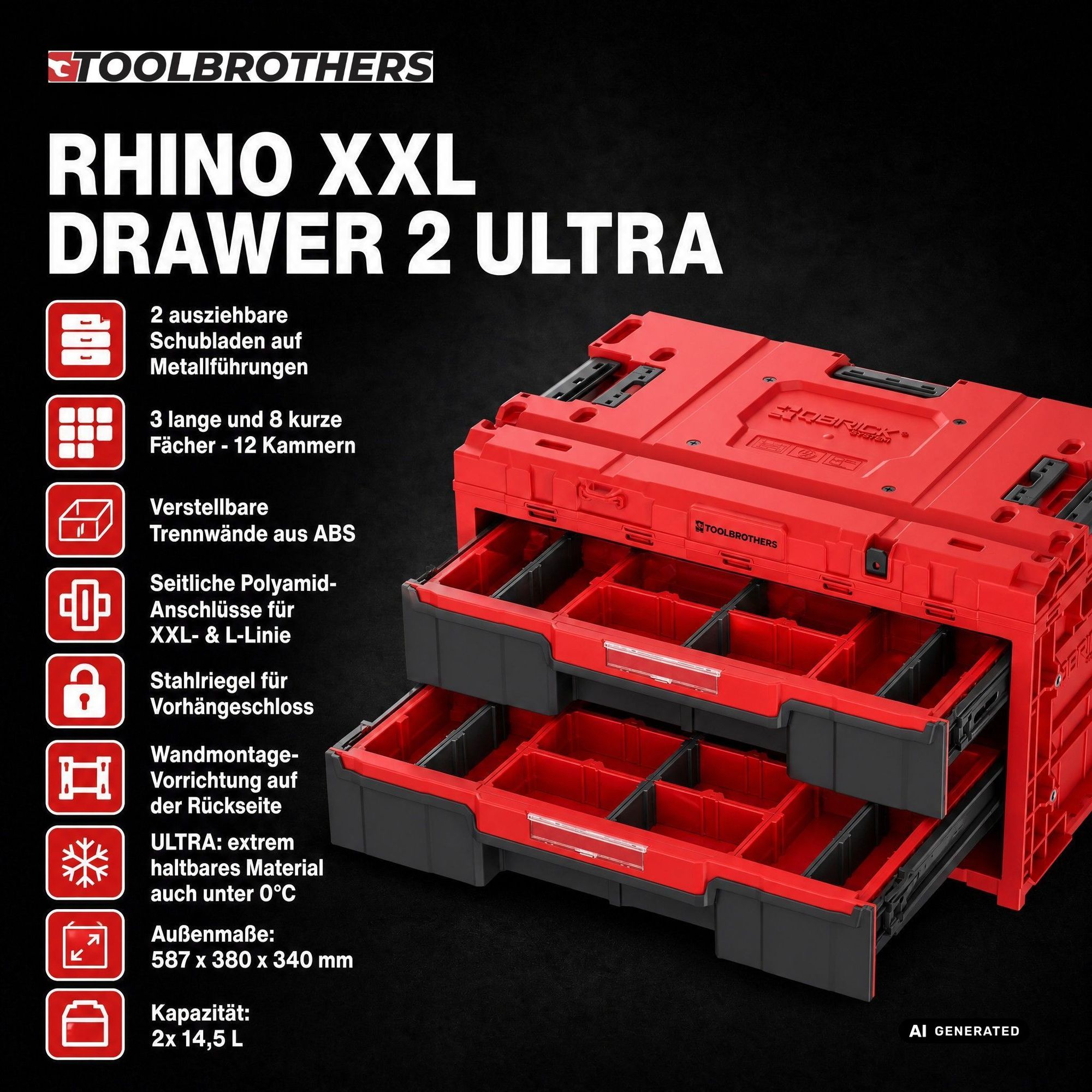 Toolbrothers Powertools Kalender 2026 Bosch GSR 18V 52 Professional Edition Gr S 2 - toolbrothers