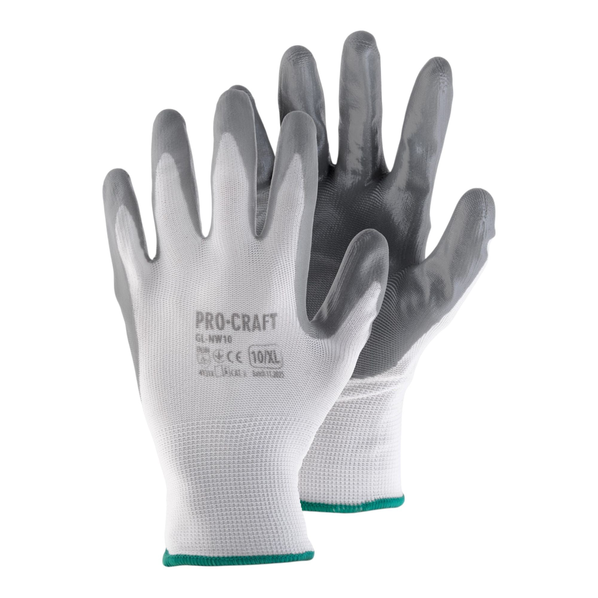 Procraft GL NW10 Arbeitshandschuhe Nitril 10 Paar Groesse XL 0 - toolbrothers