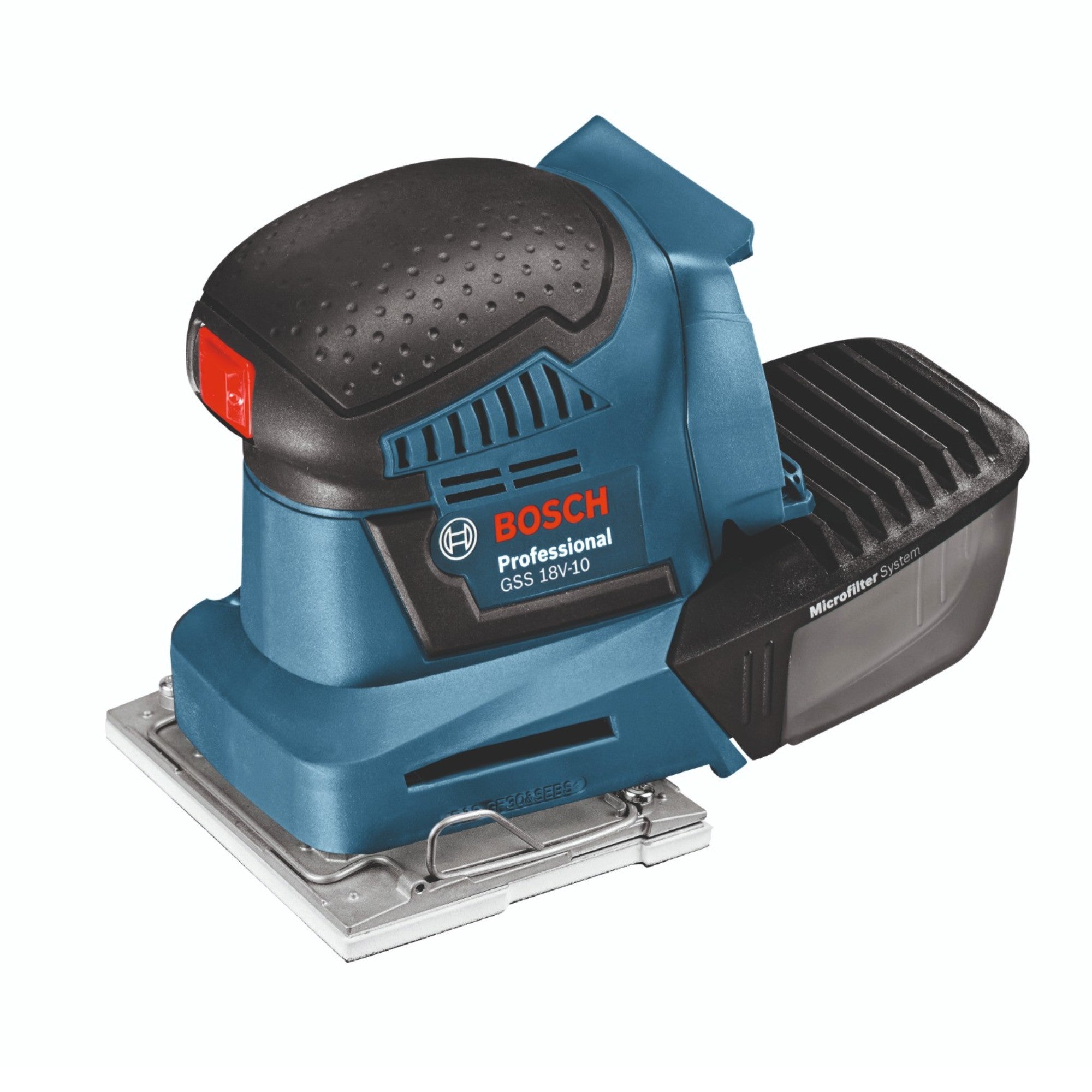 Bosch GSS 18V 10 Akku Schwingschleifer 18V 2x Akku 2 0 Ah Ladegeraet L Boxx 3 - toolbrothers