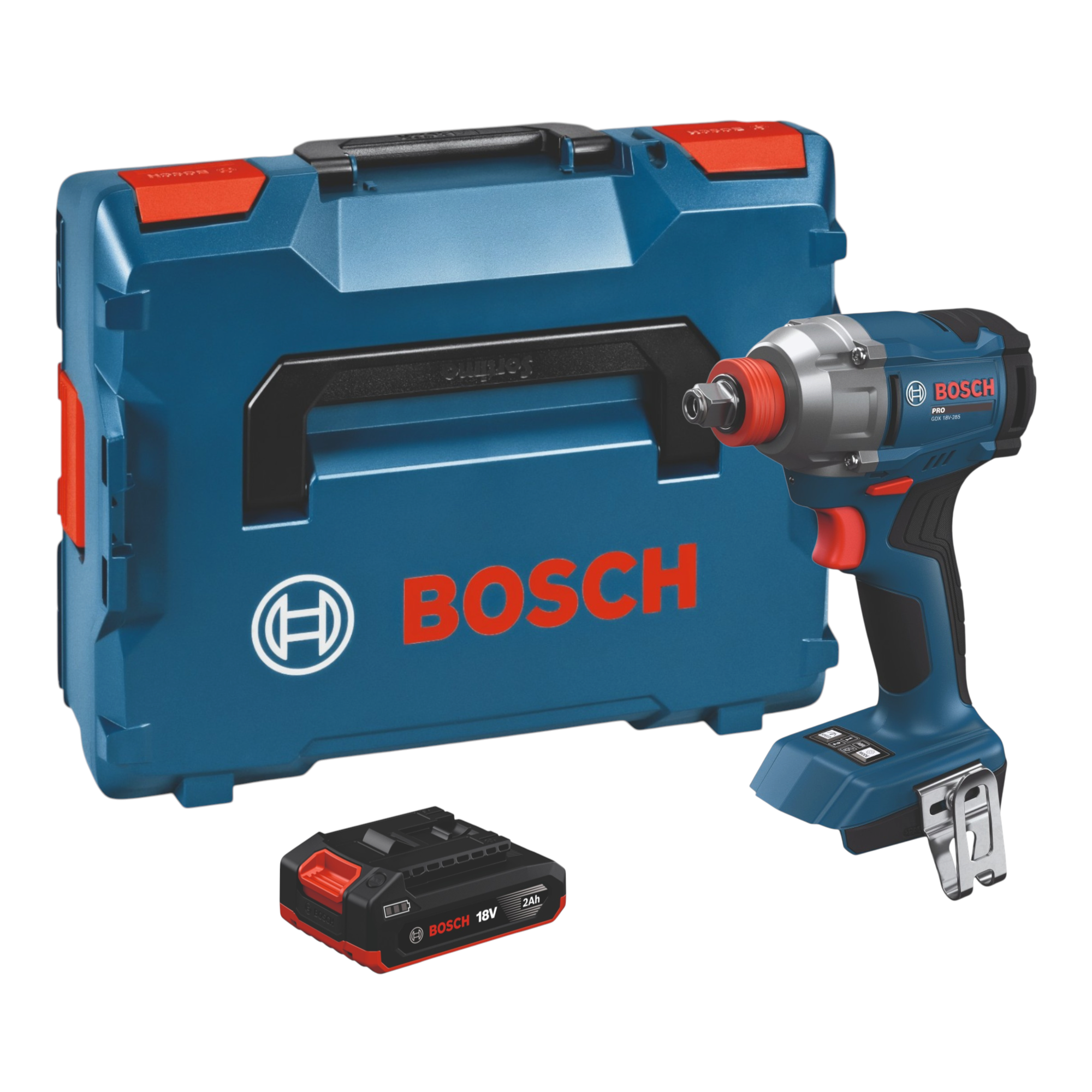 Bosch GDX 18V 285 Professional Akku Drehschlagschrauber 18 V 285 Nm 1x Akku 2 0 Ah L Boxx ohne Ladegeraet 0 - toolbrothers