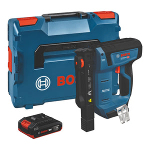Bosch GTH 18V-14 Professional Akku Holzklammerer 18 V 10,6 x 6 - 14 mm Brushless + 1x Akku 2,0 Ah + L-Boxx - ohne Ladegerät