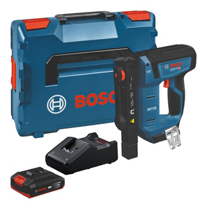 Bosch GTH 18V-14 Professional Akku Holzklammerer 18 V 10,6 x 6 - 14 mm Brushless + 1x Akku 2,0 Ah + Ladegerät + L-Boxx