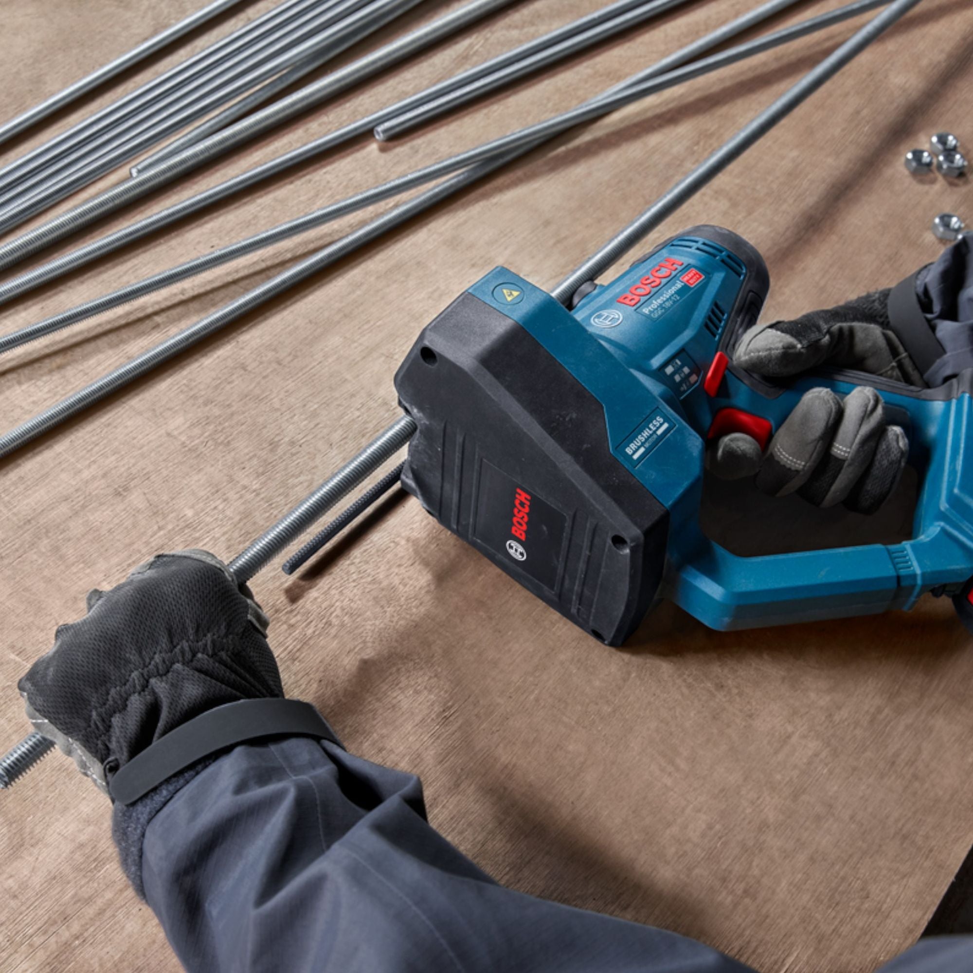 Bosch GGC 18V 12 Professional Akku Gewindestangenschneider 18 V M12 1x Akku 4 0 Ah Ladegeraet 3 - toolbrothers