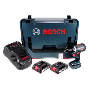 Bosch GSR 18V-60 C Akku Bohrschrauber 18V 60Nm Brushless + 2x Akku 2,0Ah + Ladegerät + L-Boxx