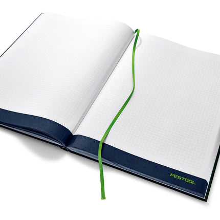 Festool Hardcover Notizbuch ( 498866 ) 200 Seiten inkl. Lesezeichen, Notizblock, Heft