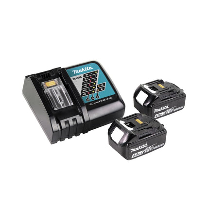 Makita DCB 200 RMA Heizdecke 14,4V - 18 V 3 Heizstufen USB Anschluss + 2x Akku 4,0Ah + Ladegerät - Toolbrothers