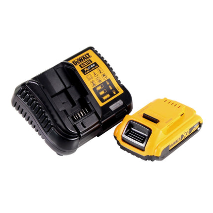 DeWalt DCF 887 Avvitatore a impulsi 18 V XR con attacco esagonale 1/4" in valigetta TStak+ 1x Batteria 2 Ah ​​​​​​​+ Caricatore