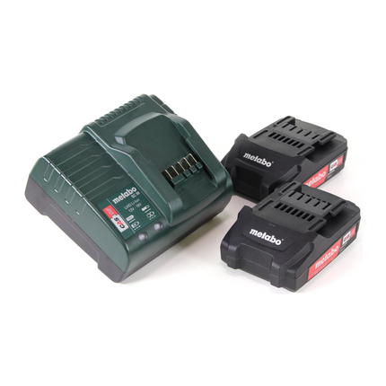 Metabo BS 18 Quick Trapano avvitatore a batteria 18V / 48Nm + 2x Batterie 2,0Ah + Caricabatterie + Valigetta ( 602217950 )