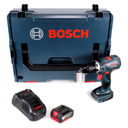 Bosch GSR 18V-60 C Akku Bohrschrauber 18V 60Nm Brushless + L-Boxx ( 06019G1103 ) + 1x 3,0Ah Akku + Ladegerät