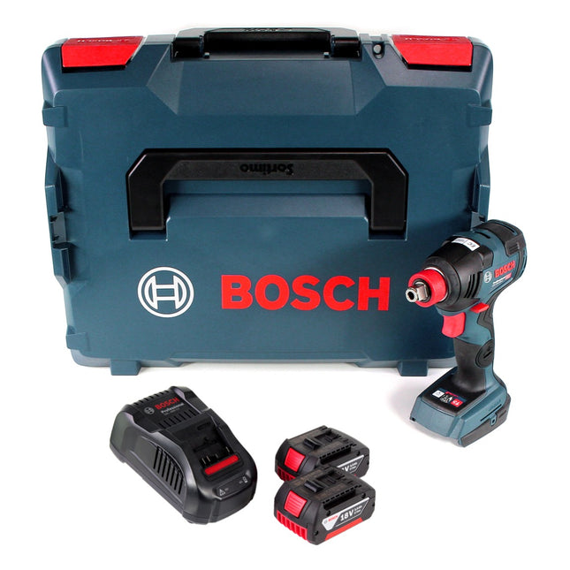 Bosch GDX 18 V-200 C Professional Llave de impacto a batería en maletín L-Boxx - Sin batería, sin cargador incluidos
