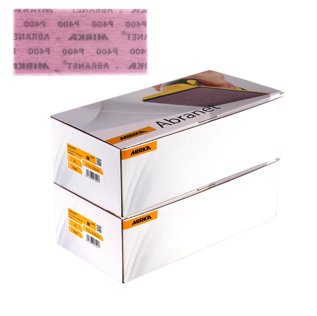 Mirka ABRANET Abrasives Sanding Strips 115 x 230mm, P400 - 100 pcs. (2x 5411205041)