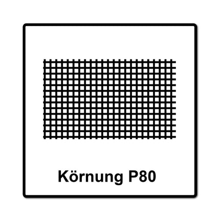 Mirka ABRANET 70x198mm Grip P80, 200Stk. ( 4x 5415005080 )