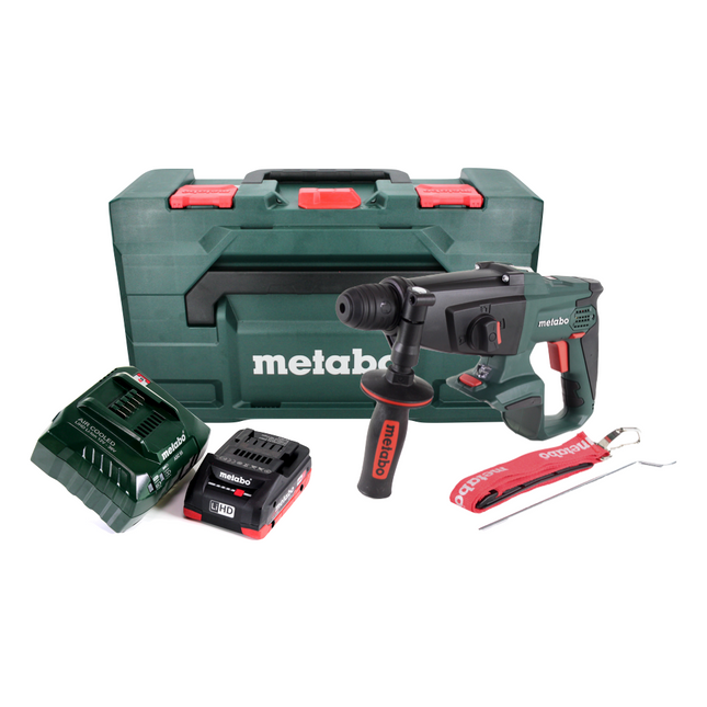 Metabo KHA 18 LTX Cordless Hammer 18V 2.2J SDS Plus + 1x Battery 4.0 Ah + Charger + MetaBOX Case