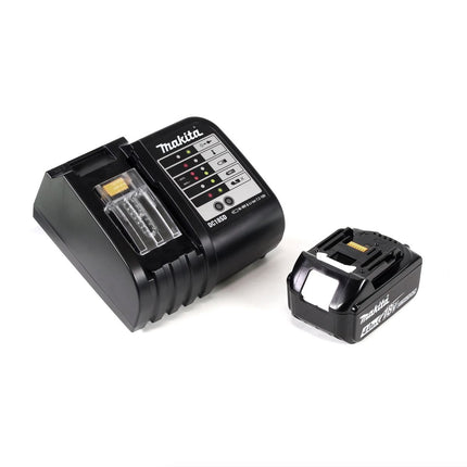 Makita DDF 451 SMX4 Perceuse-visseuse sans fil 18V 80Nm + 1x batterie 4,0Ah + chargeur + 70tlg. Jeu de forets à embouts + Coffret