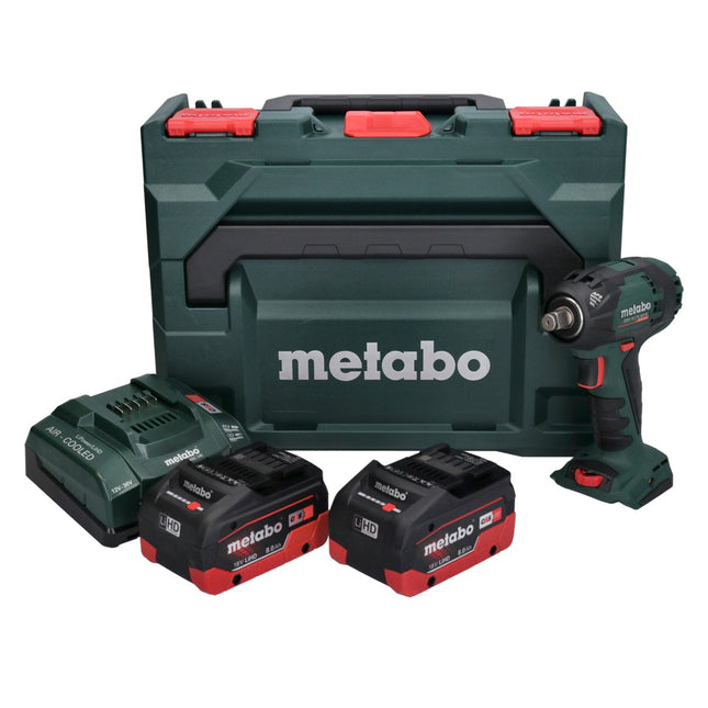 Metabo SSW 18 LTX 300 BL cordless impact wrench 18 V 300 Nm 1/2" brushless + 2x battery 8.0 Ah + charger + metaBOX