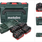 Metabo Basis Set LiHD 18 V + 4x Akku 8,0 Ah + Doppelladegerät + metaBOX ( 685135000 ) - Toolbrothers