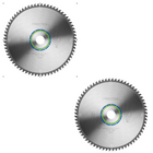 2x Festool Spezial Kreissägeblatt TF68 Alu Kunststoff 260 x 2,4 x 30 mm ( 494607 ) 260 mm 68 Zähne für KS 88 120 - Toolbrothers