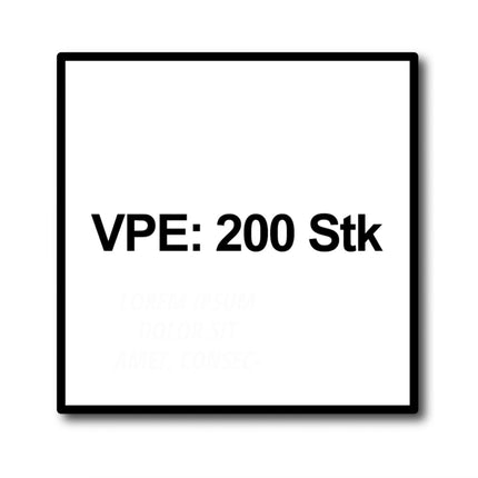 Fischer ULTRACUT FBS II Betonschraube 8x80mm 30/15 200 Stk. Sechskantkopf SW13 U-Scheibe TX40 galvanisch verzinkt ( 553686 )