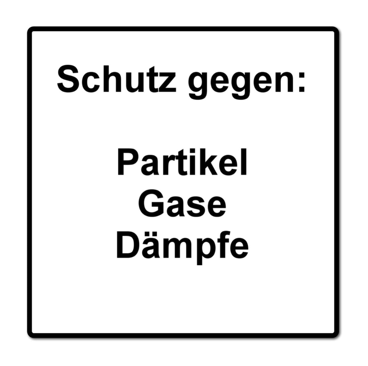 Dräger X-plore 3300 L Atemschutz Maske Halbmaske für Bajonettfilter Größe L + X-plore P3 R Partikelfilter 2 Stück Bajonettfilter