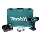Makita HP 457 DW ( G-Serie ) Akku Schlagbohrschrauber 18 V 42 Nm + 1x Akku 1,5 Ah + Ladegerät + Koffer