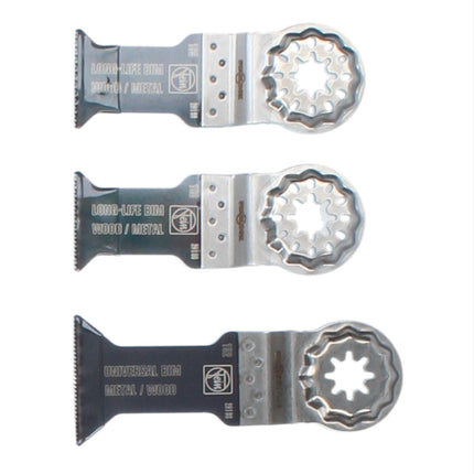 Juego de accesorios FEIN Best of E-Cut SL PLUS 6 piezas (35222942050) Hojas de sierra Starlock Plus para osciladores multiherramienta
