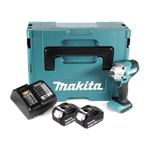 Makita DTD 156 SF1J Akku Schlagschrauber 18V 155Nm + 2x Akku 3,0Ah + Ladegerät + Makpac