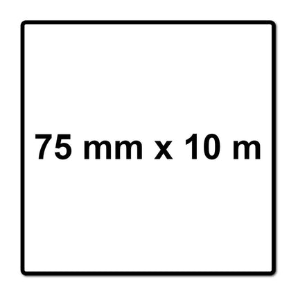 Mirka ABRANET Rouleau de papier abrasif 75 mm x 10 m P320 Klett (545BI001323R)