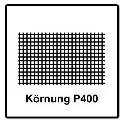 Mirka ABRANET Rouleau d'Abrasif  Velcro 75 mm x 10 m P400 (545BI001413R)